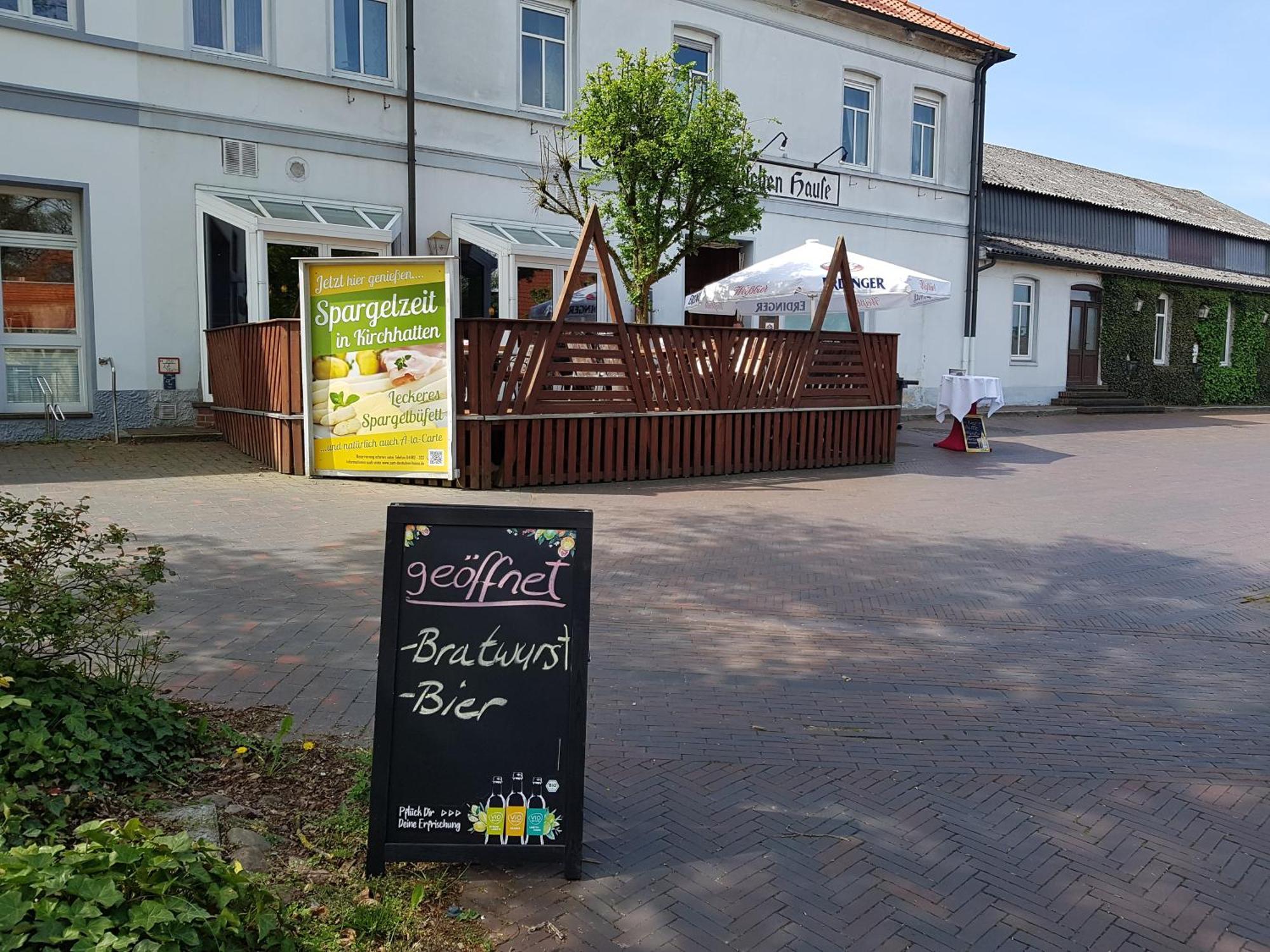 Hotel & Restaurant Zum Deutschen Hause Kirchhatten Eksteriør billede